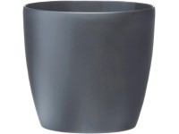 Übertopf Brussels rund Anthrazit 40 cm mit Rollen