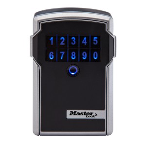 Master Lock Cassetta portachiavi Bluetooth 5441EURD per montaggio a parete con tastierino digitale.