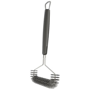 Testina di ricambio Outdoorchef per spazzola triangolare per griglia, setole in nylon per una pulizia delicata.