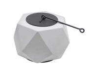 Colibri Tischfeuer Graphic Grau Ø 16,5 cm