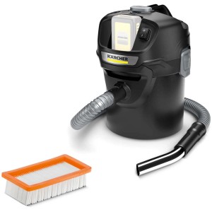 Aspirateur à cendres sans fil Kärcher AD 2 sans batterie, avec filtre et tuyau. Aspirateur eau et poussière.