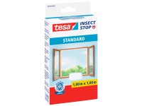 tesa Fliegengitter Fenster mit Klettband Standard Weiss 100 cm x 100 cm tesa Fliegengitter Fenster mit Klettband Standard Weiss 100 cm x 100 cm