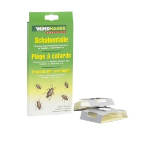 Piège à cafards Windhager, lot de 3, non toxique, pour la lutte antiparasitaire dans la maison et le jardin.