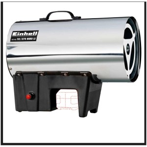 Générateur d'air chaud sans fil Einhell GE-HG 18/370 Niro Li avec batterie et chargeur.