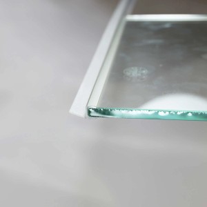 Joint vertical Breuer pour douche Panorama, verre 6 mm, joint transparent.