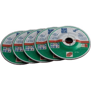 LUX Disques à tronçonner pour pierre, lot de 5, diamètre 115 mm pour meuleuses d'angle.