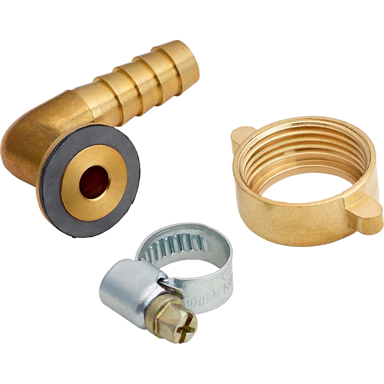 3 Stück Schlauchverbinder Messing 3/8" X G 1/2" | Gartenschlauch Adapter Mit Dichtband