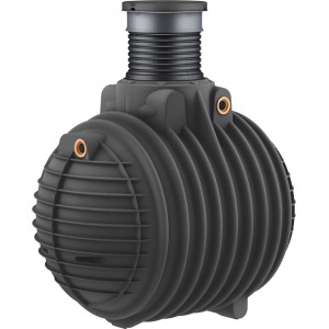 Garantia Columbus fossa settica per acque reflue 6500 l, carrabile, con omologazione DiBt.