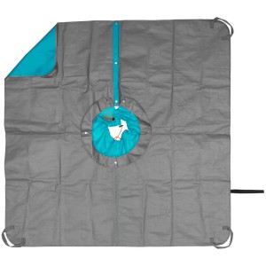 Tapis de taille Gardena pour une taille nette. Hydrofuge, avec poignées et manchette réglable.