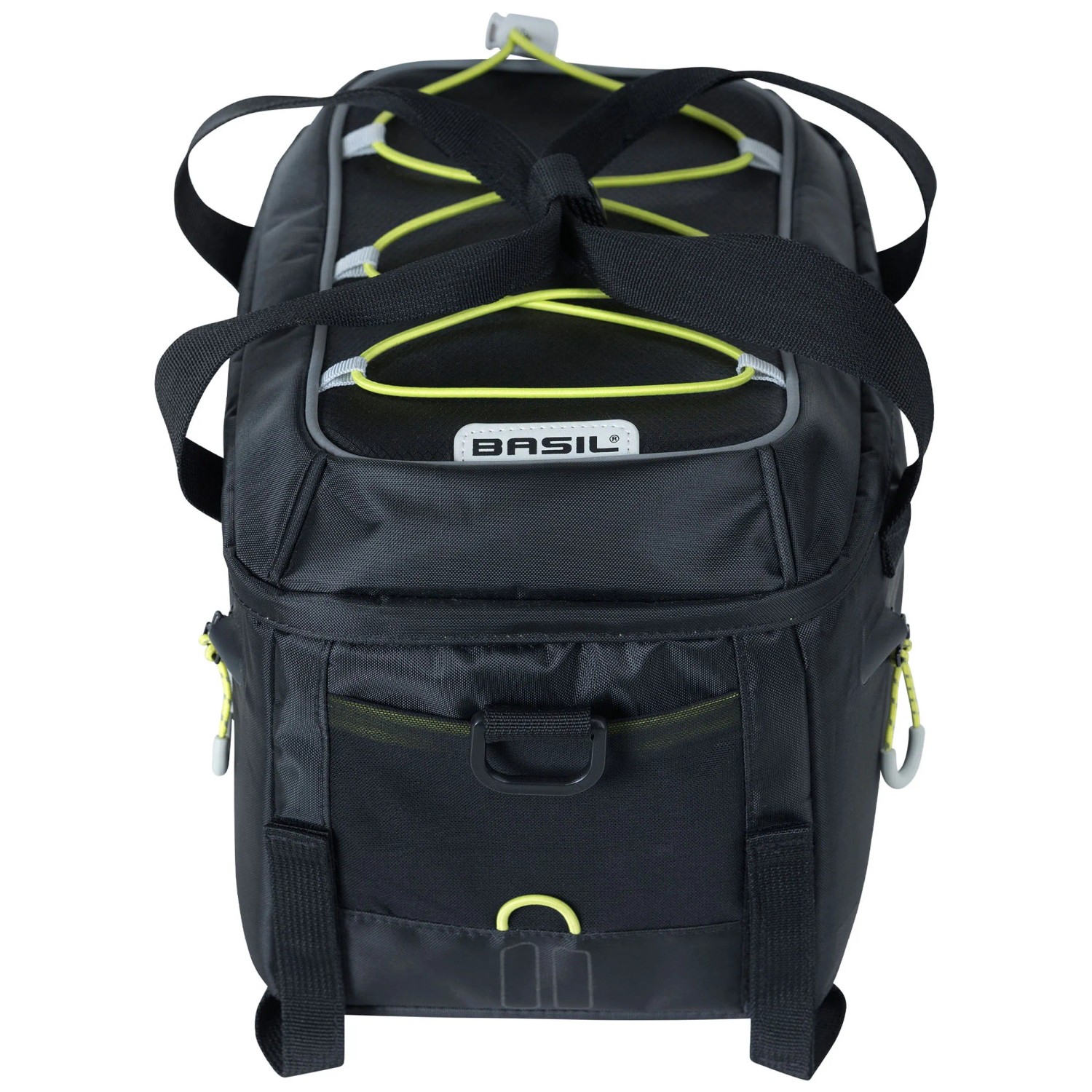 Sacoche Porte-Bagages Basil Malaga – 17L Extensible, Noir, Fixation MIK, Vélo Urbain