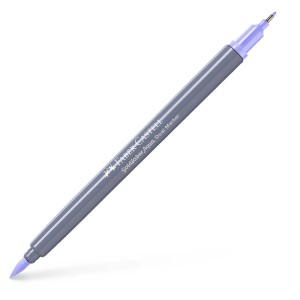 Faber-Castell Goldfaber Aqua Dual Marker Lavendel Hell, Stift mit Pinsel- und Finelinerspitze.