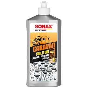 Sonax Caravan Polish flacon de 500ml pour l'entretien automobile des véhicules de camping.
