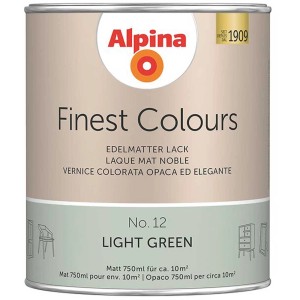 Dose Alpina Finest Colours Buntlack Light Green, 750ml, edelmatt.