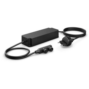 Schwarzes Philips Hue Outdoor-Netzteil (100W) mit Kabel und Stecker für Aussenleuchten.