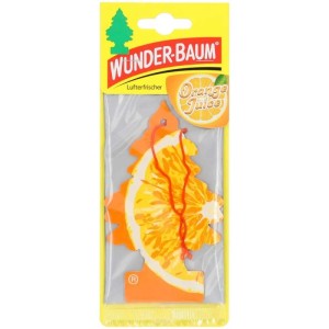 Wunderbaum Lufterfrischer Orange Juice im Auto-Look, Duft nach Orange.