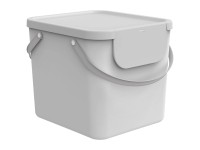Rotho Wäschebox Albula Weiss 40 l inkl. Sticker
