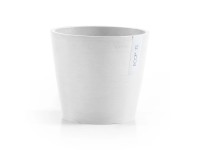 Ecopots Pflanztopf Amsterdam Weiss Ø 20 cm / Höhe 17,5 cm