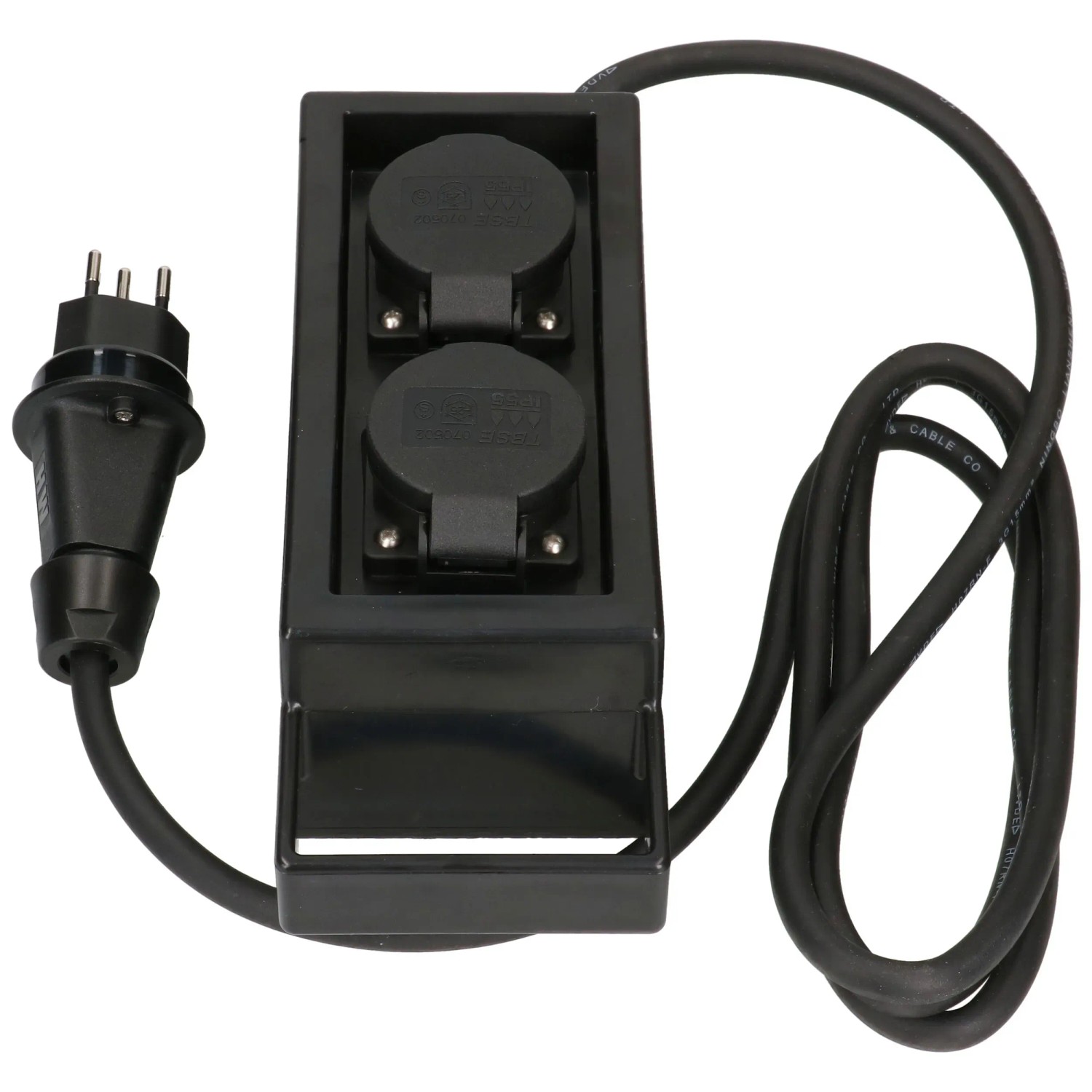 maxGarden Gartensteckdose mit Spiess Schwarz kaufen bei OBI