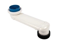 WC-Versprungbogen DN 100 / 60 - 350 mm