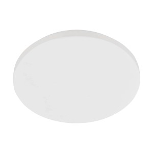 Plafonnier LED Eglo Pogliola blanc et rond, 15W, pour espaces de vie.