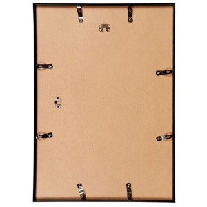 Retro della cornice nera KR1, 42x59,4 cm (A2) con montaggio.