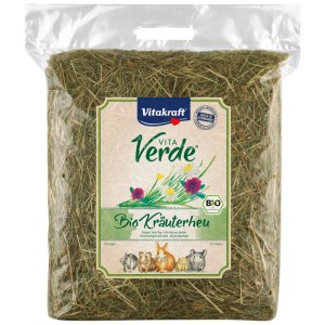 Vitakraft Vita Verde Fieno Biologico alle Erbe per roditori, confezione da 750g.
