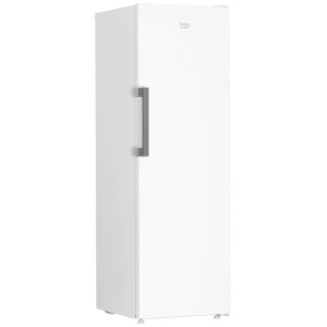 Congélateur armoire Beko GF286 blanc, 286 L, avec poignée grise. Appareil pose libre.