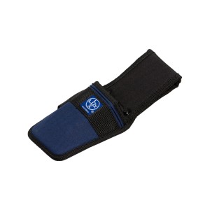 Porta pinze LUX in nylon robusto per cinture da lavoro, blu/nero.