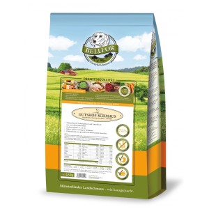 Bellfor Gutshof-Schmaus cibo secco per cani 2,5kg con pollo, tacchino e anatra.