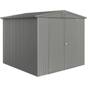 Abri de jardin en métal Biohort Europa, gris quartz métallisé, 5,2 m².