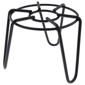 Supporto per piante Wagner GH 0515 Hairpin Style in acciaio nero, Ø 14,5 cm.