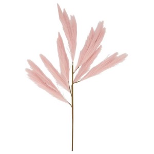 Fiore artificiale rosa pallido: ramo di pampa di DecoFinder, ideale per decorazioni e composizioni di fiori secchi.