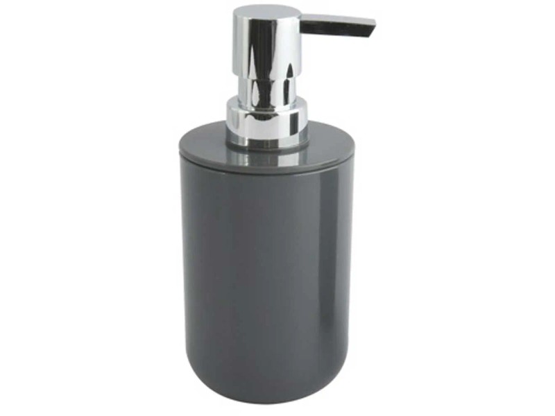 MSV Seifenspender Oman – Keramik-Design, 300 Ml, Nachfüllbar, Silber