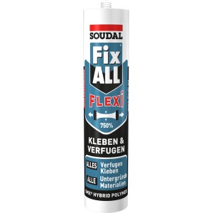 Kartusche Soudal Fix All Flexi, brauner Kleb- und Dichtstoff auf Polymerbasis, 290ml.