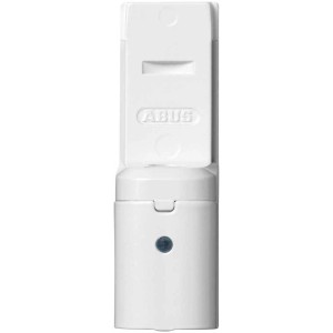 Abus Hebetür-Sicherung BS84 in Weiß für Hebe-Schiebe-Türen, inklusive Schlüssel.
