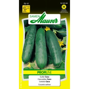 Sachet de graines de concombre Cuca F1, graines potagères pour concombres croquants et non amers.