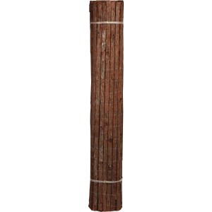 Stuoia di legno di corteccia arrotolata, 180x300 cm, per la privacy in giardino o sul balcone.