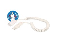 TD-Verlängerung spiralisiert T12 / T13 Weiss Länge 2,5 m