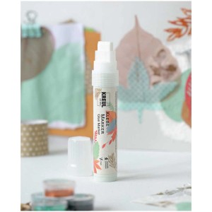 Kreul Klebemarker Stift, 25 ml, mit abgenommener Kappe. Ideal für Bastelarbeiten und zum Kleben von Papier, Pappe und Fotos.