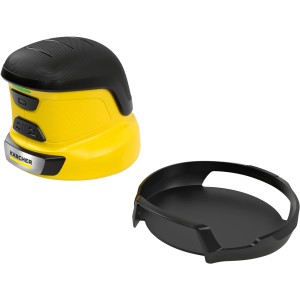 Kärcher EDI 4 Grattoir à glace électrique jaune/noir avec capuchon de protection.