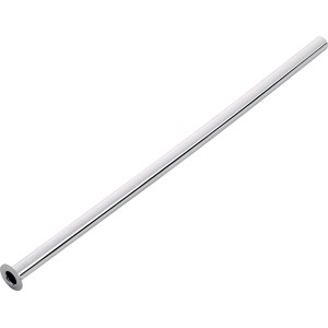 Tube en cuivre chromé, Ø 10 mm x 300 mm, pour installations sanitaires.