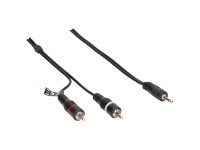 Schwaiger Adattatore audio stereo HQ Nero lunghezza 5 m