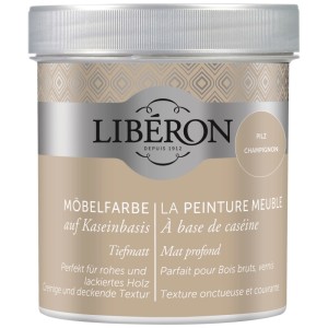 Libéron Möbelfarbe auf Kaseinbasis, Farbe Pilz, 0,5 l Dose.