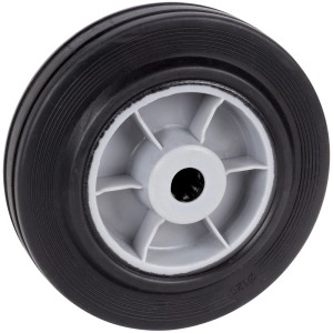 Doerner + Helmer Ersatzrad, TPE grau, Ø 12,5 cm, für Transportwagen und Werkzeugkisten.