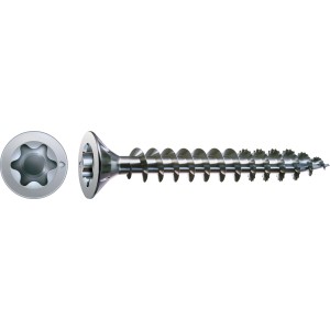Vis universelle Spax à tête fraisée, T-Star plus, 3x16mm, 100 pièces, pour bois, plastique et béton.