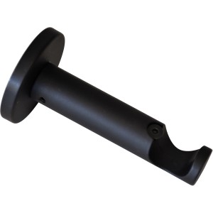 Supporto aperto Gardinia Chicago, nero opaco per bastone per tende da 20 mm.