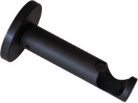 Supporto Doppio Per Tende Gardinia - Base In Metallo Per 2 Bastoni Da 20 Mm, Nero Opaco - Foto 8