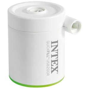 Pompe à air Intex Quick-Fill USB200R, portable et polyvalente pour le camping et les loisirs.