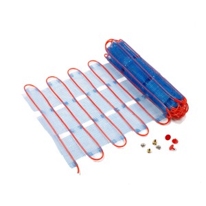 Perobe chauffage au sol 7,5 m² avec natte, chevilles et kit de raccordement.