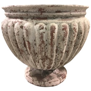 Vaso per piante Gartec Urn, Lightcement Terra Antico, 48 cm. Vaso in terracotta con finitura anticata.